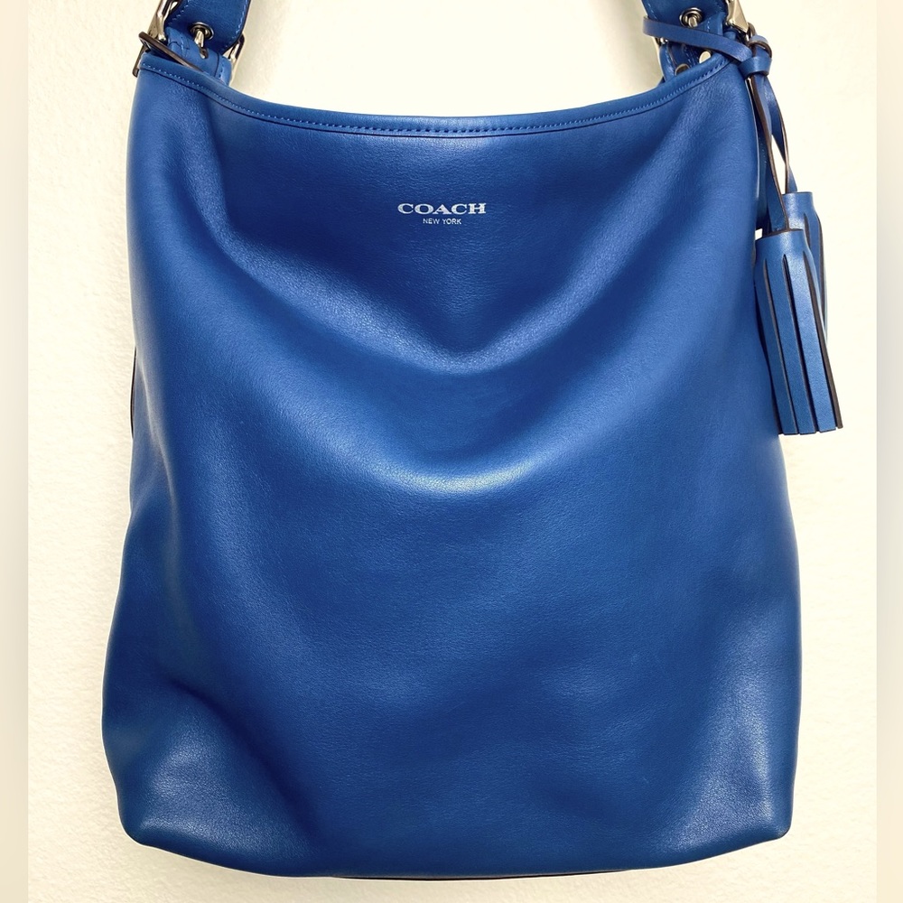 Coach Legacy Leather Duffle in Cobalt - NWT